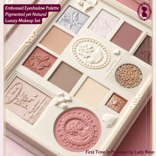 Cosmetic Disc Colorrose Embossed Eye Shadow Palette