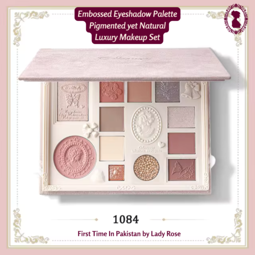 Cosmetic Disc Colorrose Embossed Eye Shadow Palette - Image 4