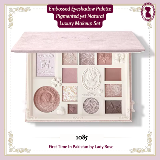 Cosmetic Disc Colorrose Embossed Eye Shadow Palette - Image 5