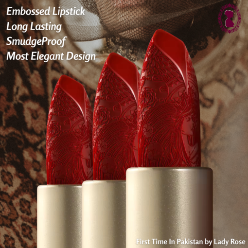 LadyRose Embossed Lipstick - Image 4