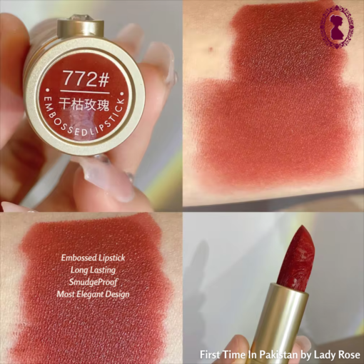 LadyRose Embossed Lipstick - Image 10