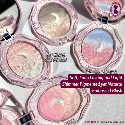Colorrose Embossed Moon Gradient Blush
